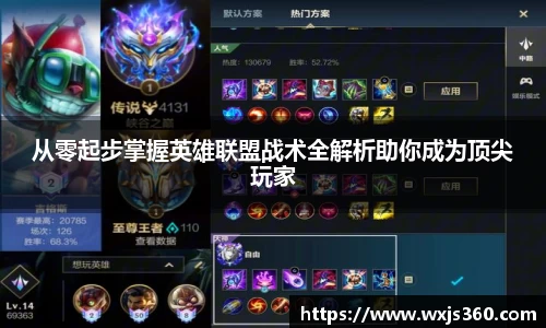 从零起步掌握英雄联盟战术全解析助你成为顶尖玩家