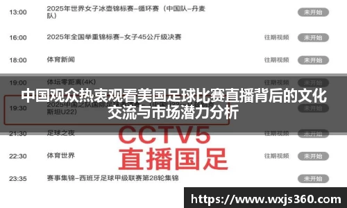 中国观众热衷观看美国足球比赛直播背后的文化交流与市场潜力分析