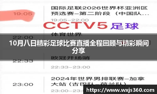 10月八日精彩足球比赛直播全程回顾与精彩瞬间分享